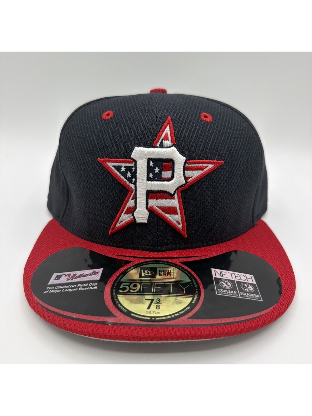 Philadelphia Phillies New Era 59FIFTY Fitted Hat 7 3/8 Navy Made in USA